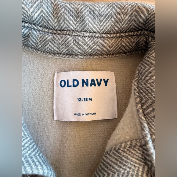 Old Navy toddler bluish greenish gray shacket Jacket - Picture 2 of 4